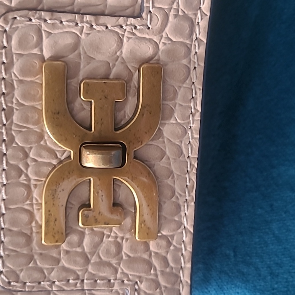 Sam Edelman Croc Leather Crossbody/Shoulder Bag. - Picture 14 of 16